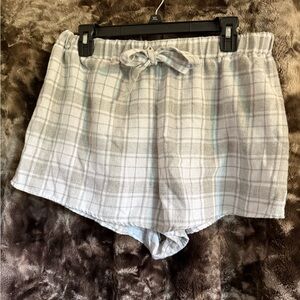 Rue21 Gray Checkered Lounge Shorts